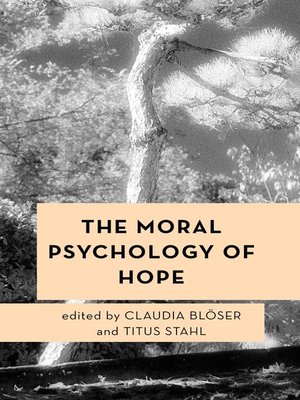 cover image of The Moral Psychology of Hope